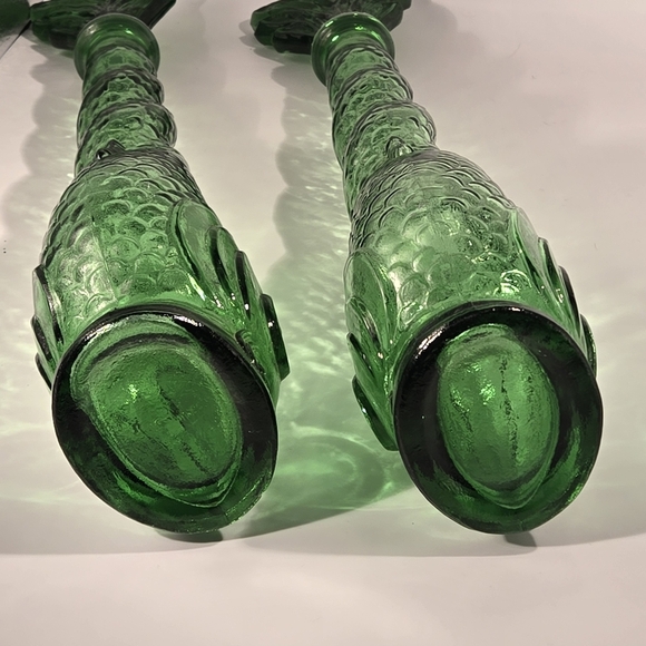 60S MCM EMPOLI RARE GREEN FISH CHIANTI BARDI LIQUOR GENIE BOTTLES /STOPPERS 15+” - Picture 6 of 16